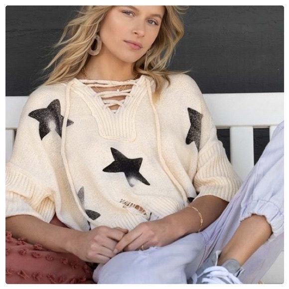 POL Star Spangled Stars Transitional Top - Picture 3 of 16